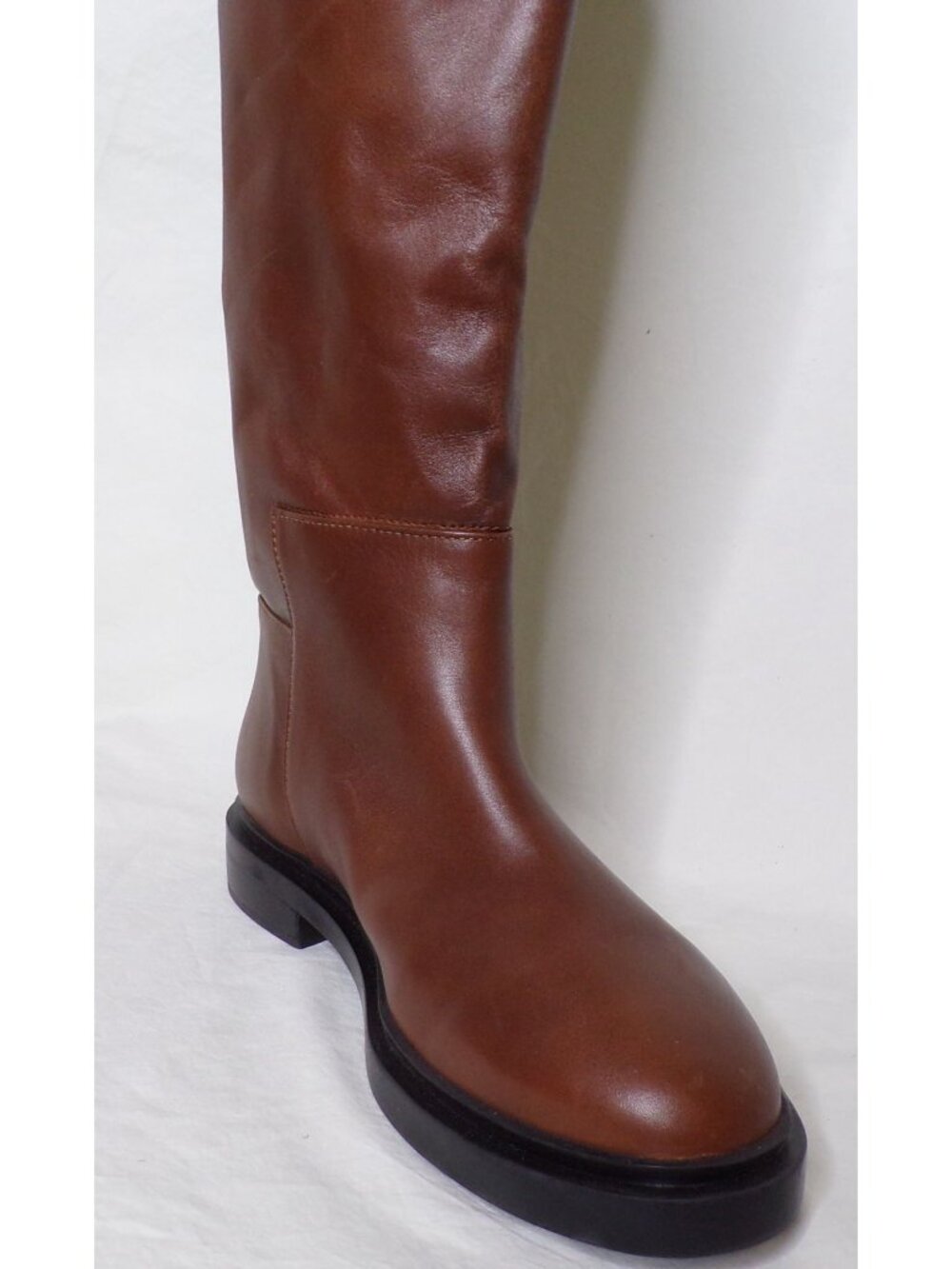 🆕STEVE MADDEN Gaige Knee High Riding Boot Brown Leather 8 - Picture 7 of 10